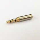 2 шт. адаптер для мобильного телефона с переключателем для наушников 3,5 мм штекер 2,5 мм Женский аудио конвертер