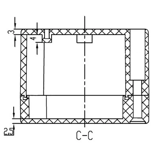 Новый пластиковый электронный проекционный ящик серый корпус для инструмента