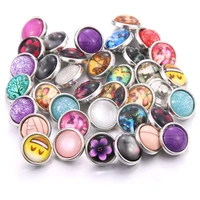 10pcslot 12mm 18mm snap buttons for snap button jewellery mixed cartoon ginger charms fit snaps button bracelet bangle
