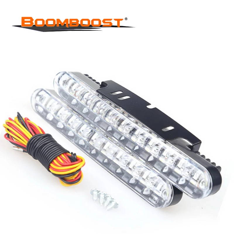 

wholesale Daylight Lamp With Turn Strobe Lights Auto Parking Driving Lamp 1pair Super White 30 LED Car Running Light