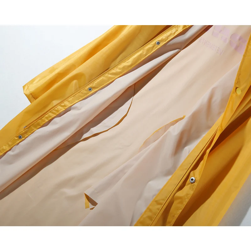 Водонепроницаемая ветровка синяя желтая Vetements куртка большого размера дождевик
