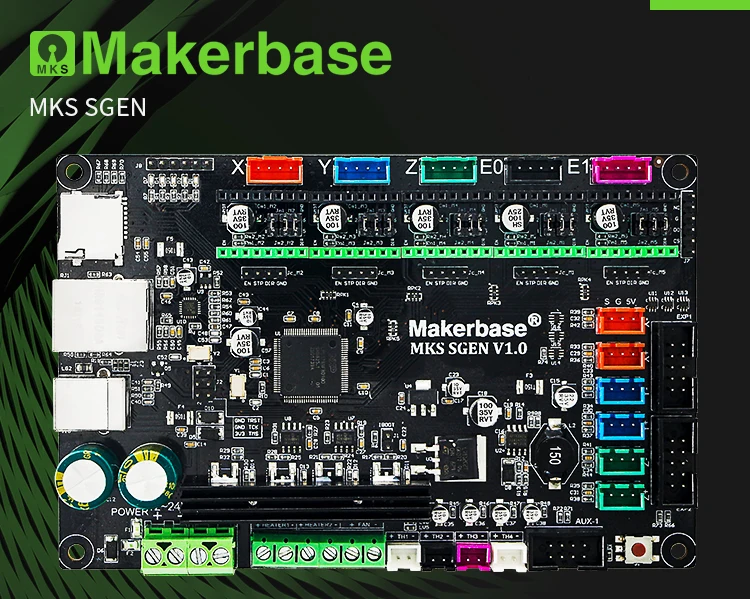 Детали для 3D-принтера, плата контроллера MKS SGen Smoothieboard 32 бита с открытым исходным кодом, MKS sbase, обновленная