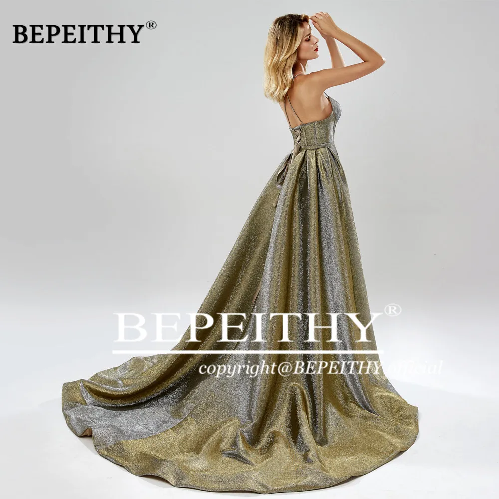 BEPEITHY Robe De Soiree длинное вечернее платье с открытыми плечами вечерние элегантные