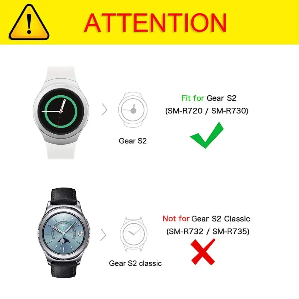 Ремешок для часов Ktab, совместимый с samsung gear S2 SM-R720/SM-R730, Смарт-часы Миланского петля, ремешок для gear S2, адаптер, наконечники для часов