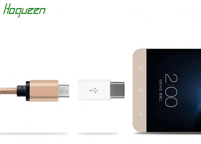Hoqueen * 100 шт микро порт к 8PIN/к Type C адаптер конвертер для Apple iPhone системы зарядки и