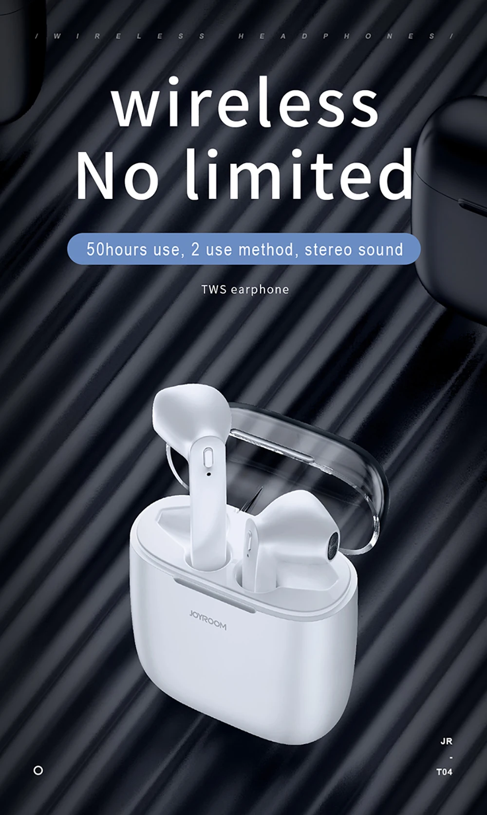 Joyroom Bluetooth беспроводная гарнитура 4,2 Handsfree Mini Tws Bluetooth наушники-вкладыши беспроводные стерео водонепроницаемые с микрофоном