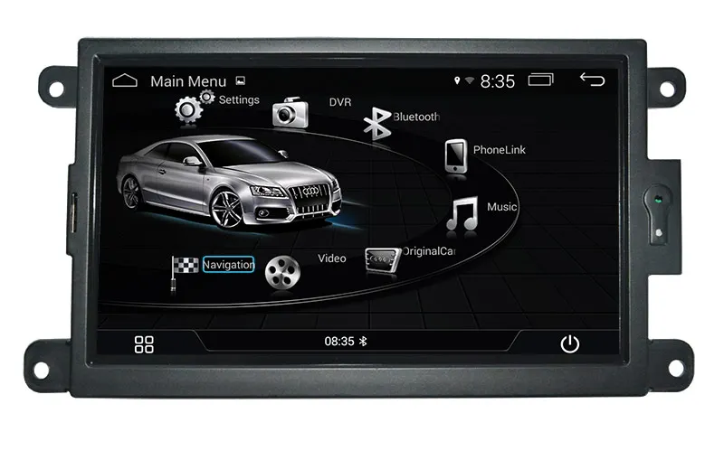 Android 4 Автомобильный мультимедийный плеер для Audi A4 A5 Q5 2010 2015 с gps навигацией Стерео