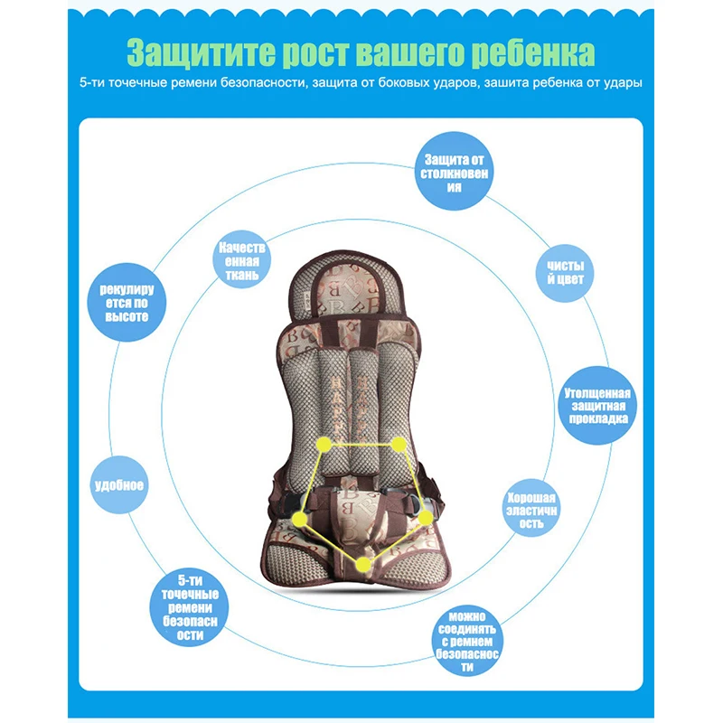 Портативный детское автокресло Безопасность детей Автокресла 9 25 кг Авто Enfant
