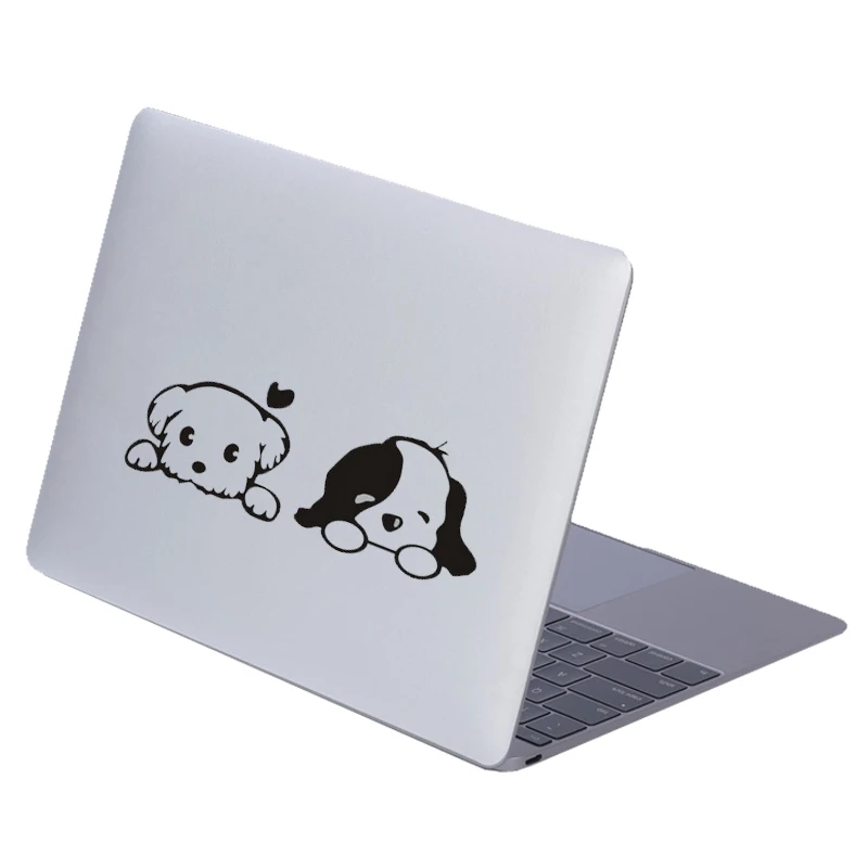 Мультяшные наклейки на ноутбук для Macbook Air 13 11 retina Pro 13 15,4 дюймов смешные наклейки черные ПВХ частичные наклейки на кожу