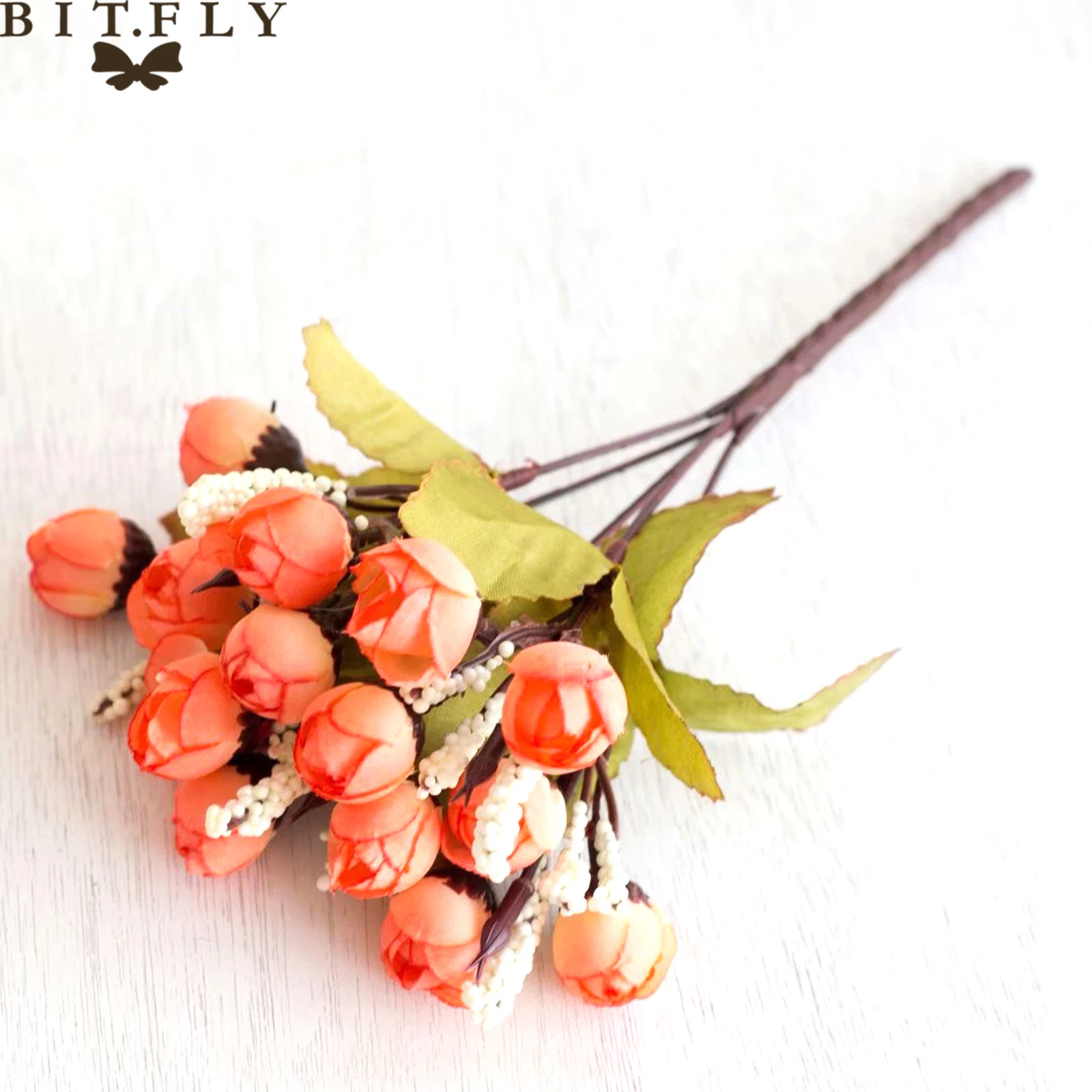 1 букет из 15 искусственных цветов розы искусственная цветочная гирлянда сделай