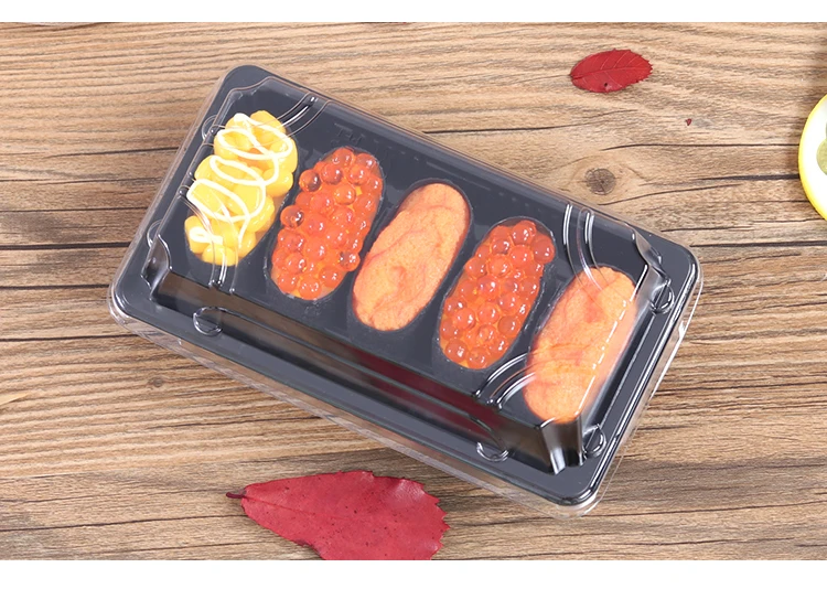 1 # суши Упакованные коробки с крышкой. Коробки на вынос овощи сашими упаковочная