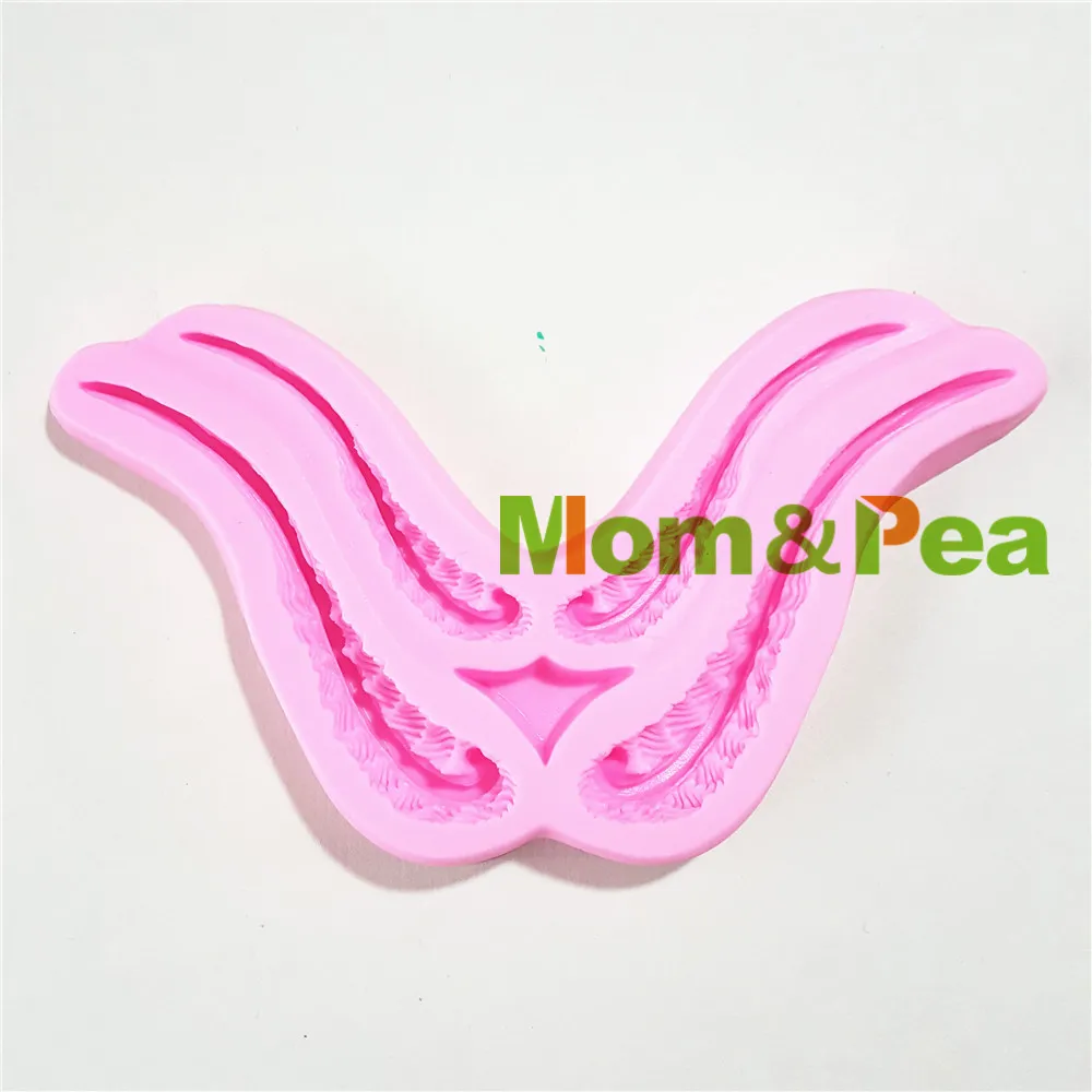 

1313 Бесплатная доставка, декоративная силиконовая форма Mom & Pea для украшения торта, 3D форма для помадки, пищевого класса