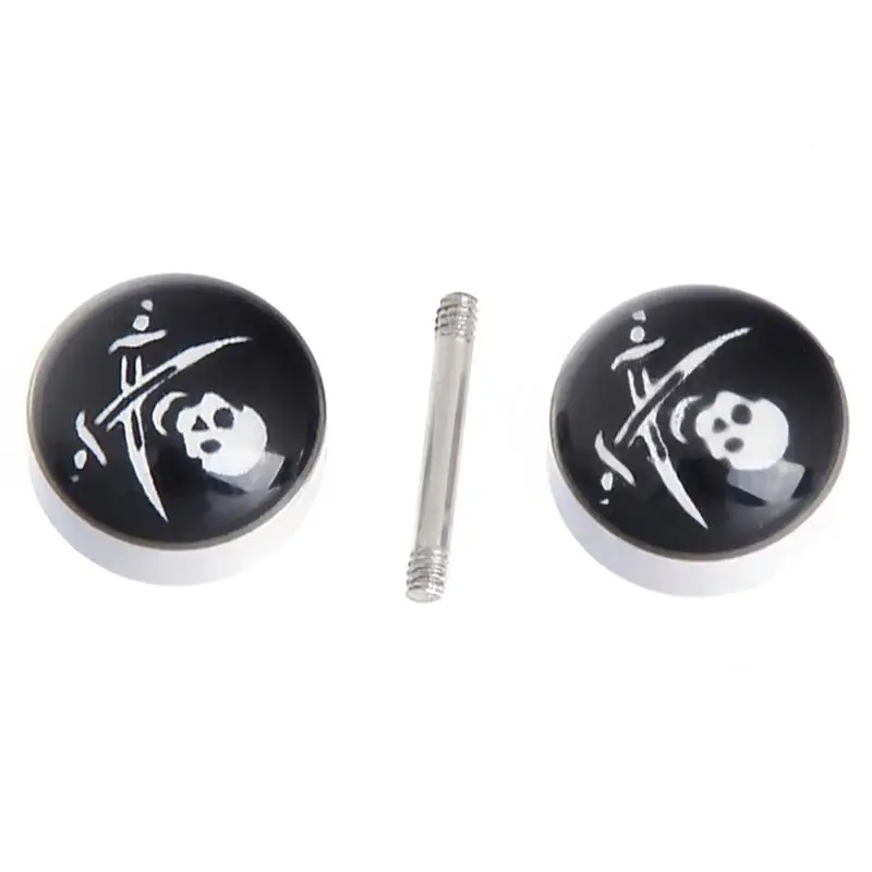 Серьги гвоздики из нержавеющей стали в стиле панк для мужчин и женщин украшения