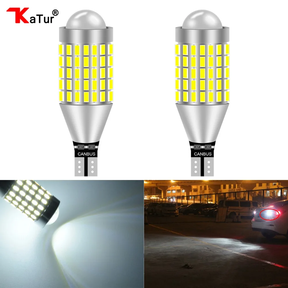 Автомобильные светодиодные лампы заднего хода T15 T16 W16W Led 3014 87 EX CANBUS без ошибок OBC