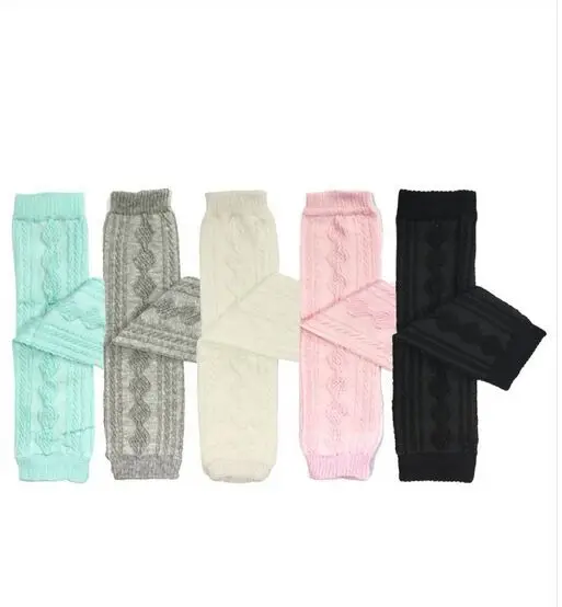 Гетры для девочек и мальчиков хлопковые однотонные леггинсы ползания Белые