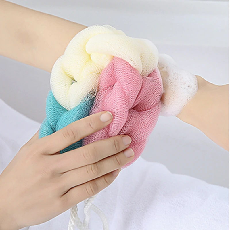 Нейлоновая сетка для ванны и душа тела стирка губка отшелушивания очистки