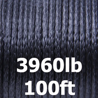 Плетеная UHMWPE леска для рыбалки 100lb-3960lb сильная соленая водная Рыбная леска крепкая веревка для кайта для отдыха на природе и туризма - Цвет: 3960lb 100ft black