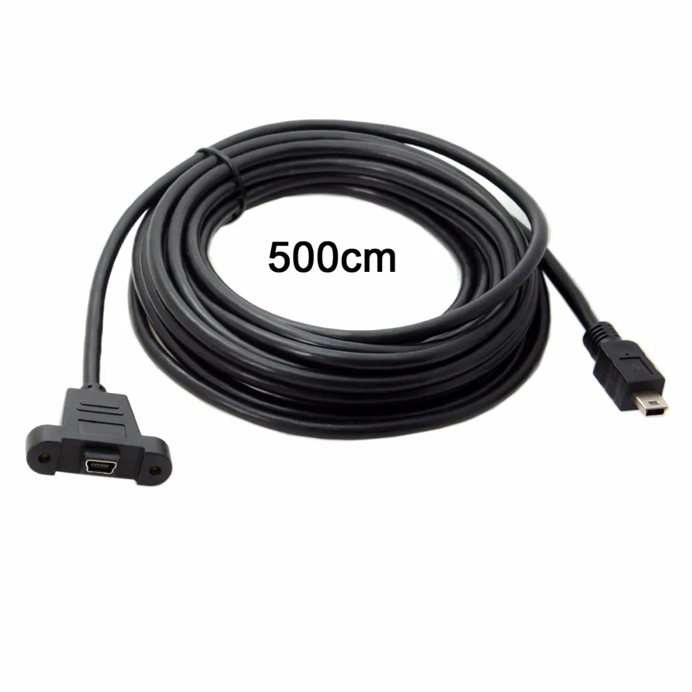 0 5 м 3 светильник адаптер USB кабель с вилкой Mini B 5pin Мужской к женскому удлинитель