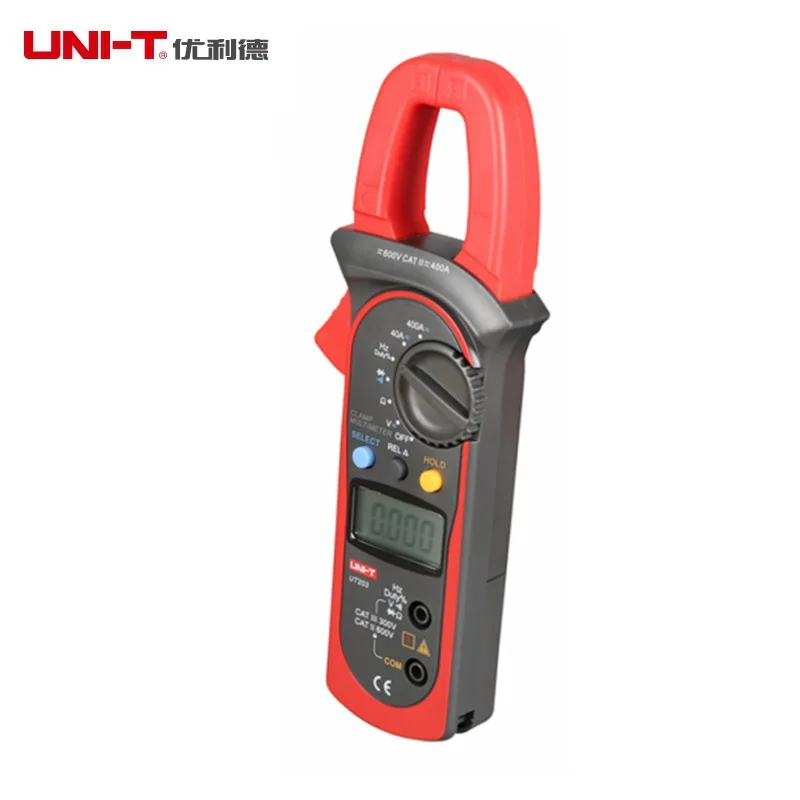 UNI-T UT203 UT204 UT204A цифровой ручной зажим мультиметр тестер метр DMM CE AC DC Вольт Ампер