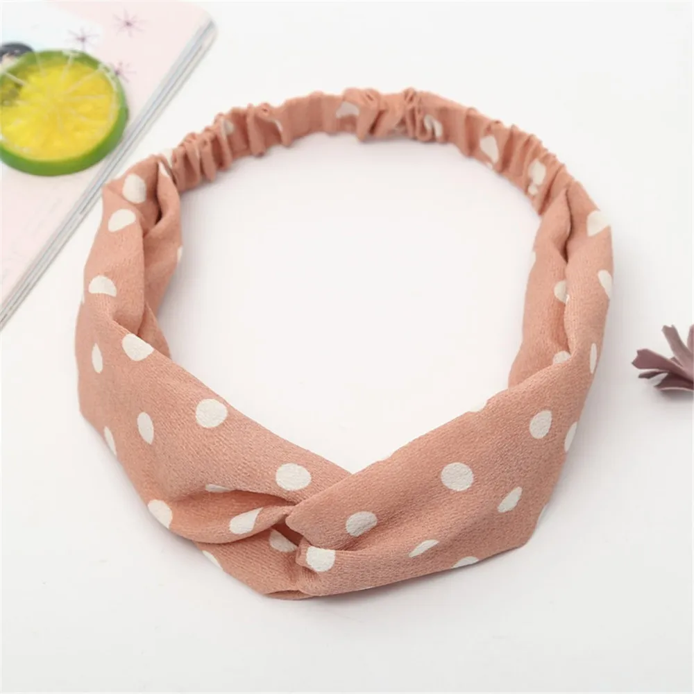 Повязка для волос в стиле бохо женская эластичная спортивная лента с цветочным