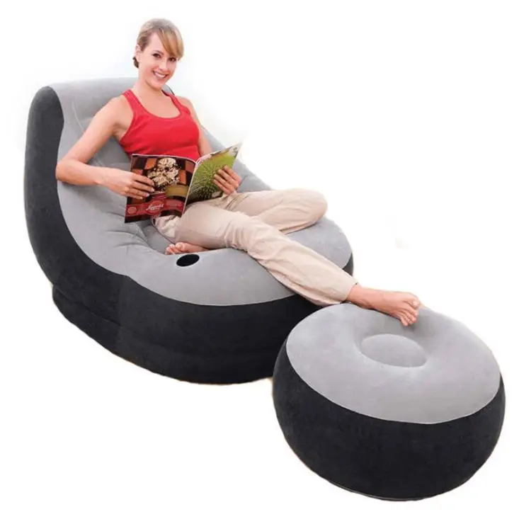 Intex 68564 аутентичный надувной диван матрас ленивый лежак пляжное кресло уличный