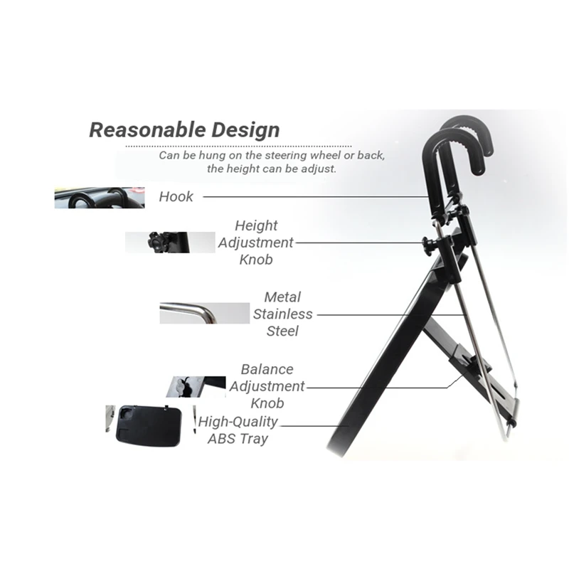 Автомобильное сиденье AUDEW рулевое колесо складная подставка для ноутбука