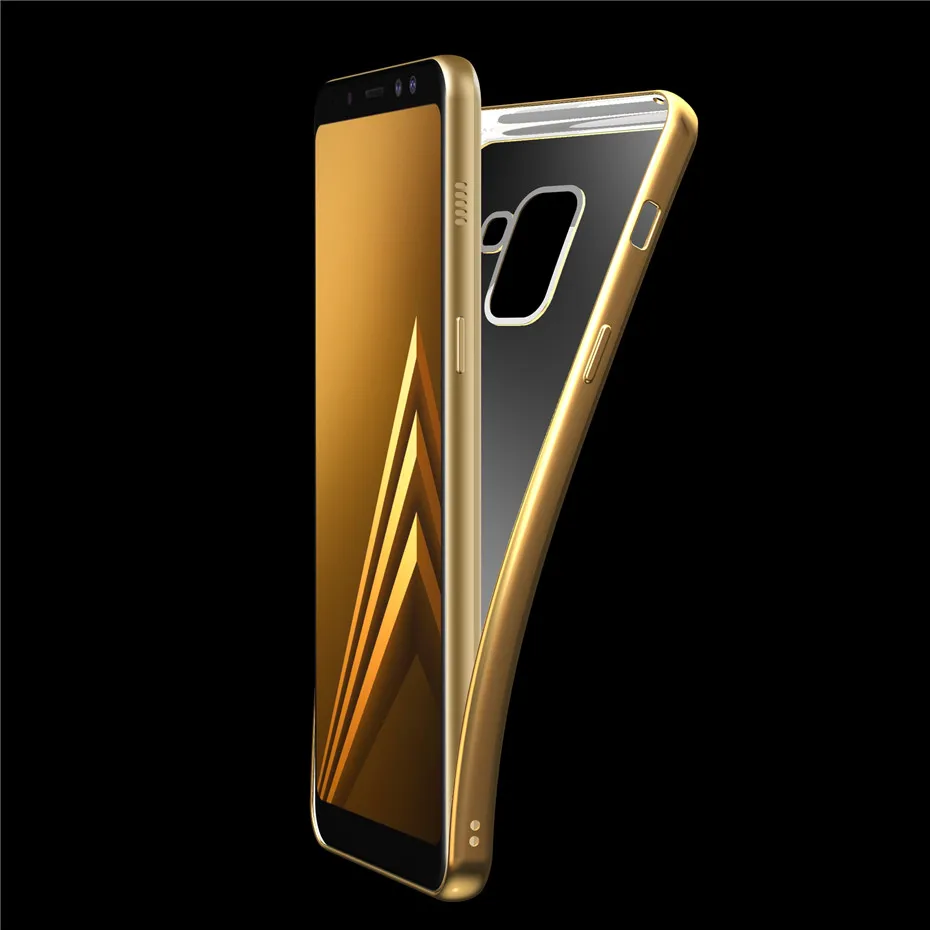 DAGUDON роскошный блестящий чехол для samsung Galaxy A8 2018 блестящая Обложка мягкий Fundas
