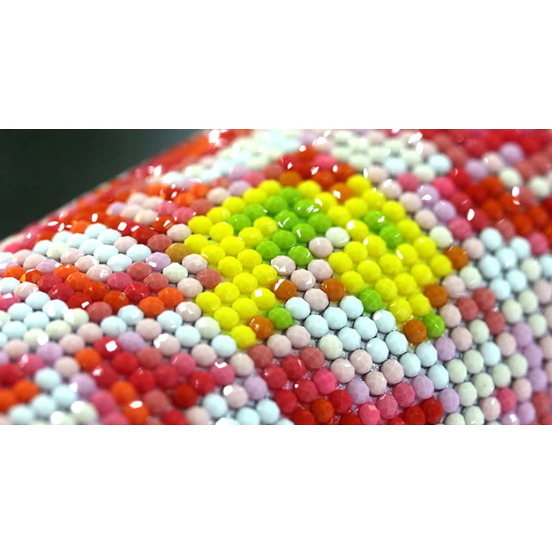 5D Diamond Painting Stitch Cross Needlework Full Embroidery Colorful Round Decorative Flowers | Дом и сад