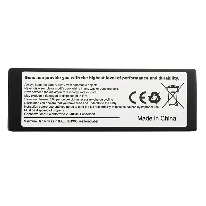 Gens Ace 7,4 V 6800mah 50C 2S перезаряжаемая Lipo батарея T вилка для 1/8 1/10 RC автомобиля
