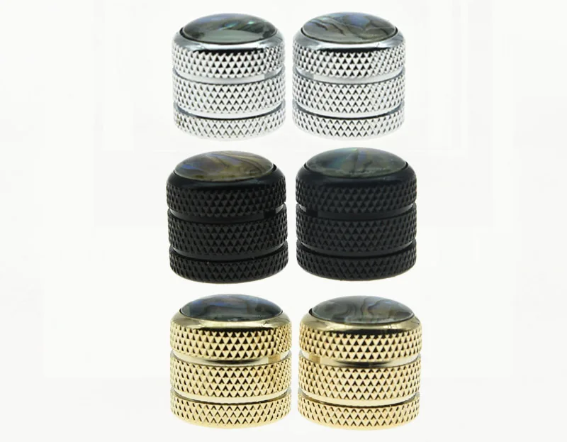 2 шт. хромированный черный золотой нажимной гитарное ушко верхняя крышка