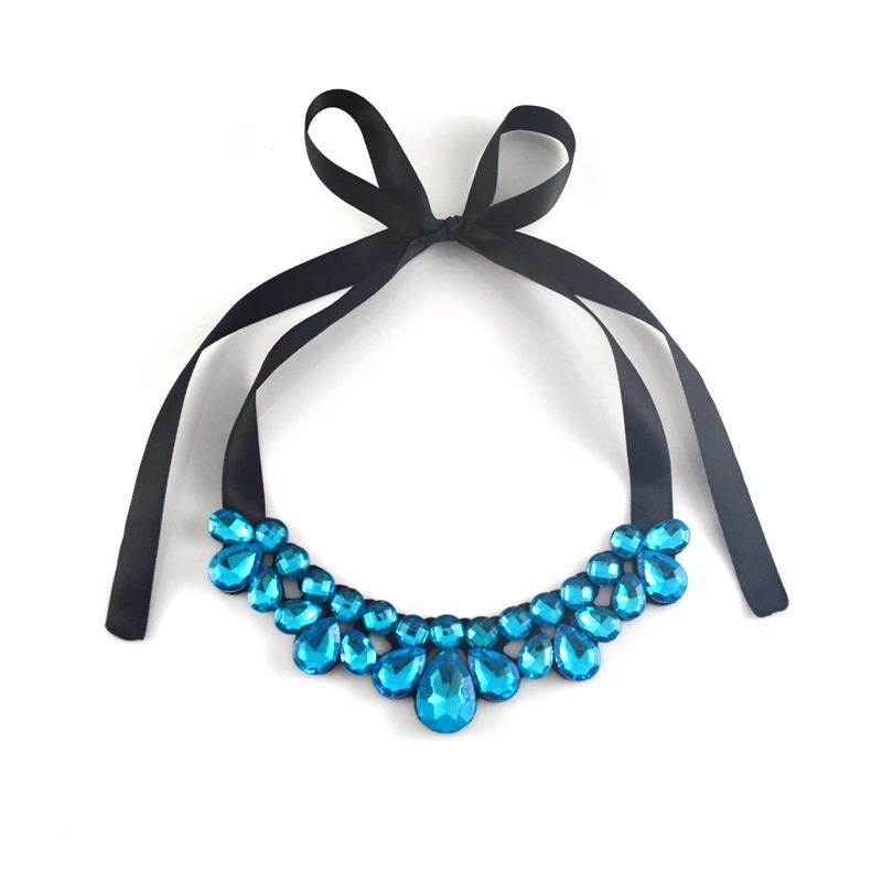 Массивное ожерелье с подвеской цветком из 2017 акриловой смолы|flower necklace|statement