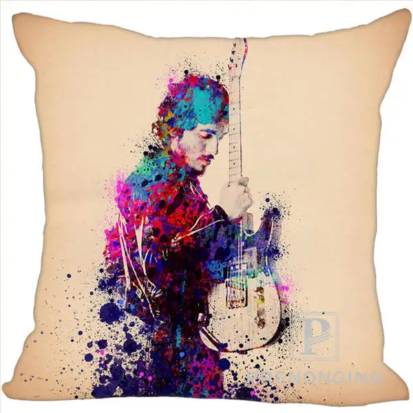 Pillowcases Заказная декоративная наволочка Брюс Спрингстин квадратная Наволочка на молнии лучший подарок 40x40 см, 45x45 см(одна сторона) 180117#117 - Цвет: Pillowcases