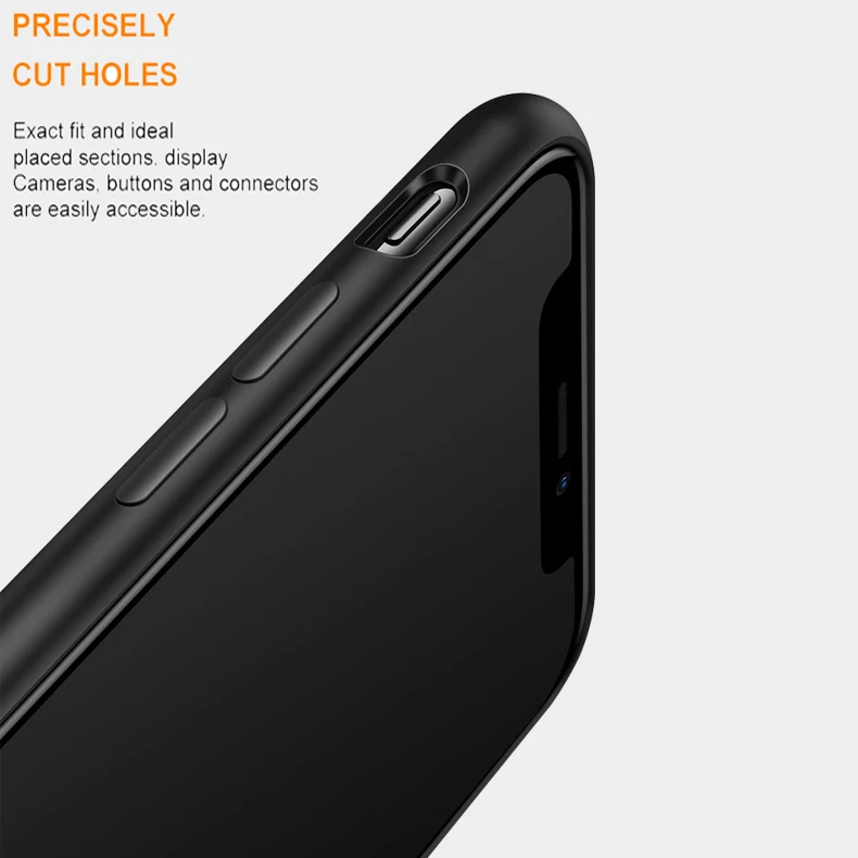 Jisoncase для iphone X Xs Max XR простой чехол для телефона тонкий матовый Жесткий Силиконовые обложка Карамельный цвет для iphone чехол логотип