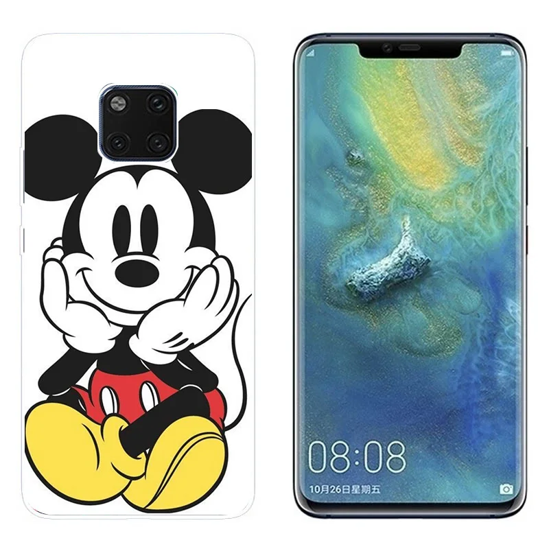 For Huawei Mate 20 Pro Case Luxury Soft Back Cover Lite Mate20 Cartoon Cat Silicone Phone Cases |