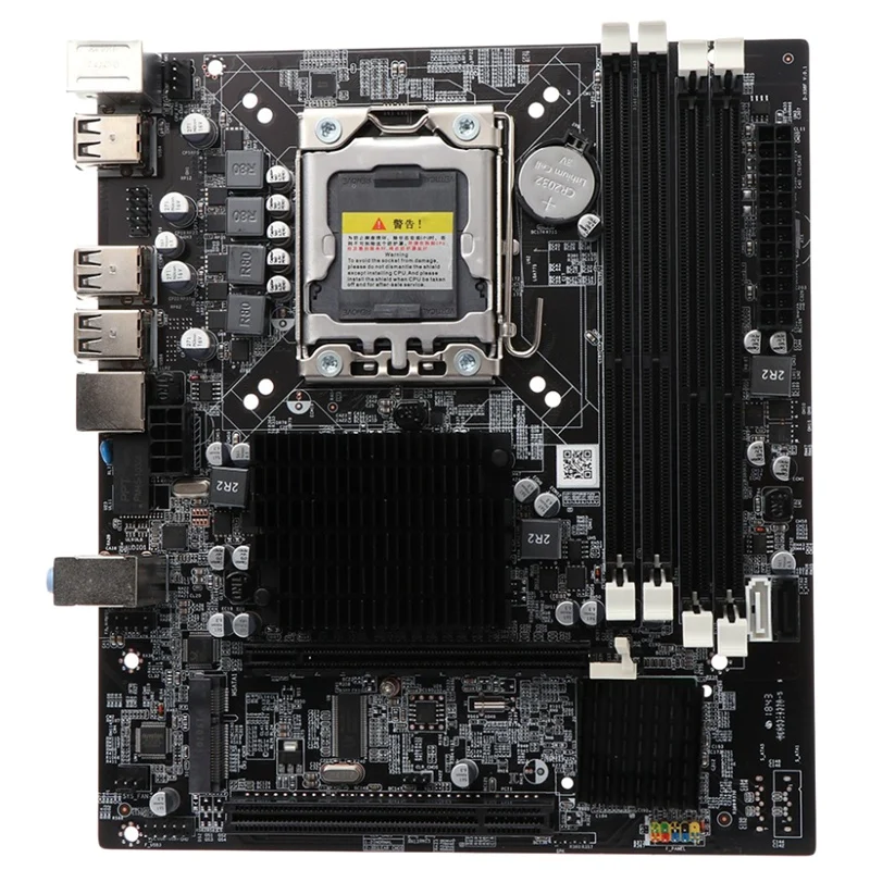 X58 настольная материнская плата Lga 1366 4 канала Ddr3 32 Гб Ram M Sata Материнская для Intel