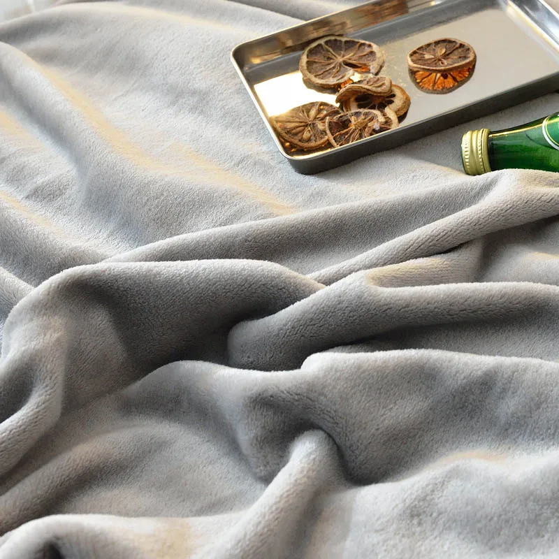 Зимнее мягкое Флисовое одеяло для кровати дивана плед путешествий офиса одеяла