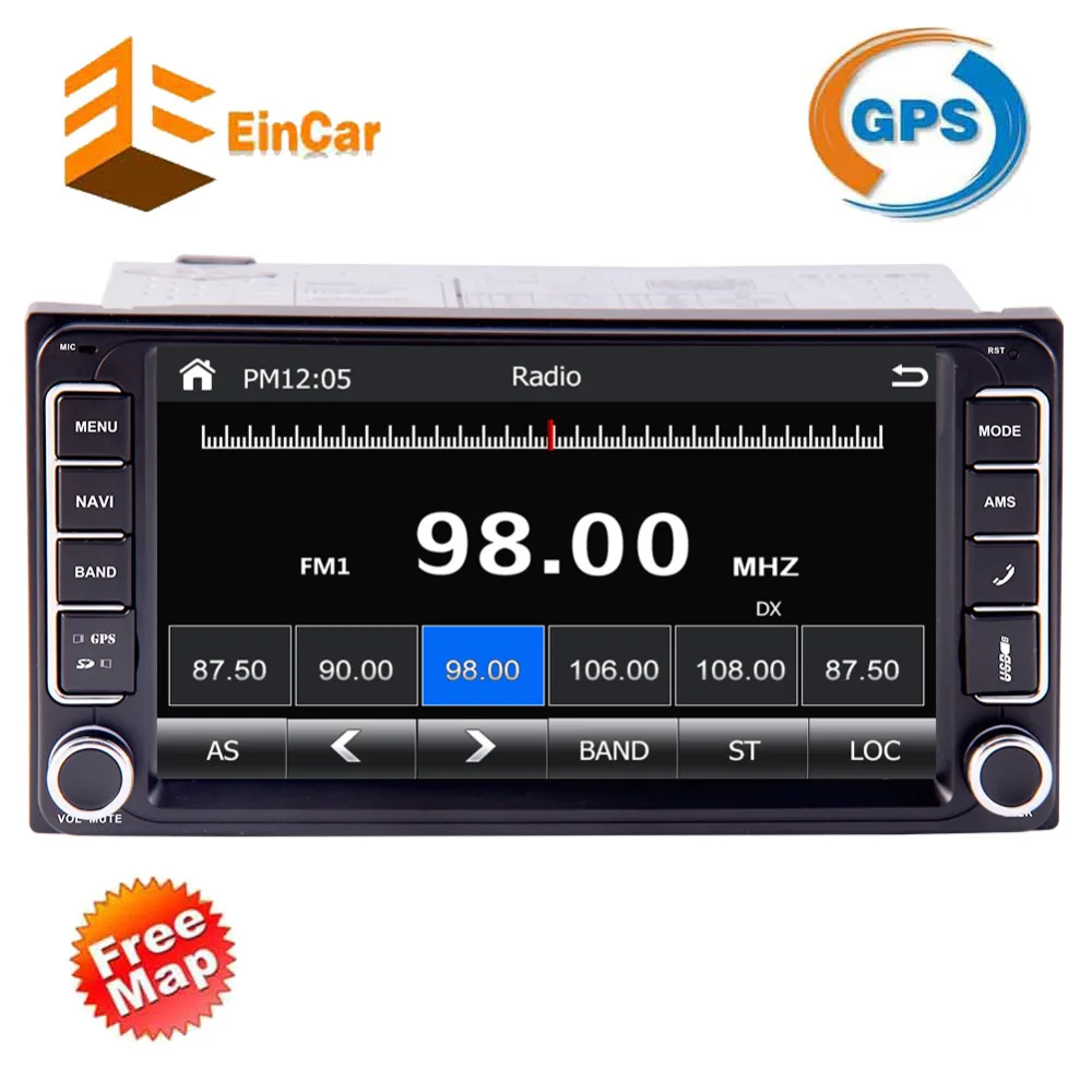 2 Din автомагнитола для Toyota Corolla Автомобильный головной убор Электроника GPS