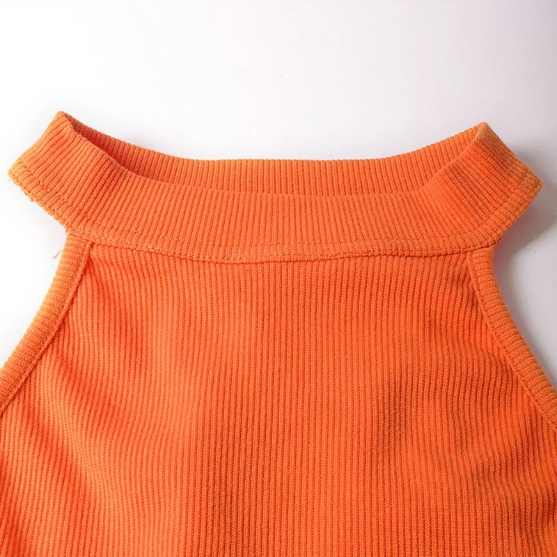 

2019 Skinny Sexy Summer Romper Bodysuit High Neck Sleeveless Body Female Sexy Bodysuit