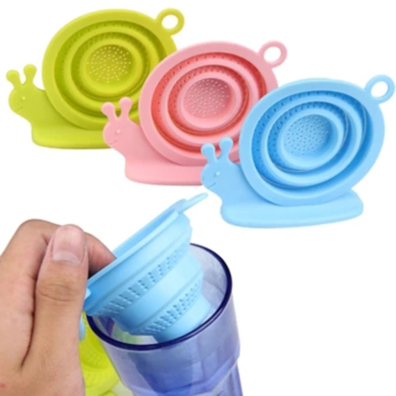 1 Pcs Silicone Mesh Tea Infuser Reusable Strainer Loose Leaf Spice Filter Snails Tools accessories | Дом и сад