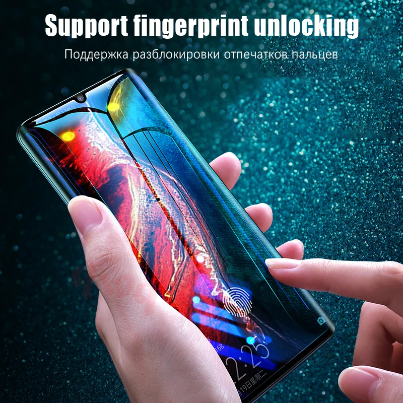 20D полное покрытие закаленное стекло для Huawei P Smart 2019 2018 Защита экрана P30 P20 P10 Mate 20