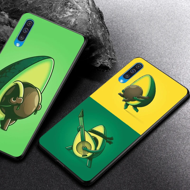 WEBBEDEPP фрукты зеленый авокадо Мягкий ТПУ чехол для Samsung Galaxy S6 S7 Edge S8 S9 S10 Plus S10e |