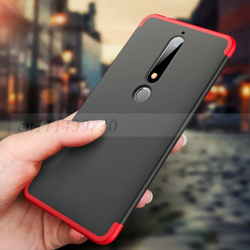 360 градусов защитный чехол для Nokia 6 чехол для телефона s Nokia 6,1 полное покрытие для Nokia 6 TA-1068 TA-1050 TA-1043 TA-1045 TA