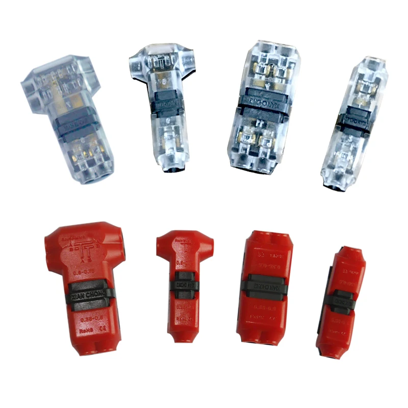 5 шт. 24-18AWG провода набор H/T тип 1pin/2pin скотч замок быстрого сращивания провода разъемы для терминалов обжимной Электрический автомобильный аудио