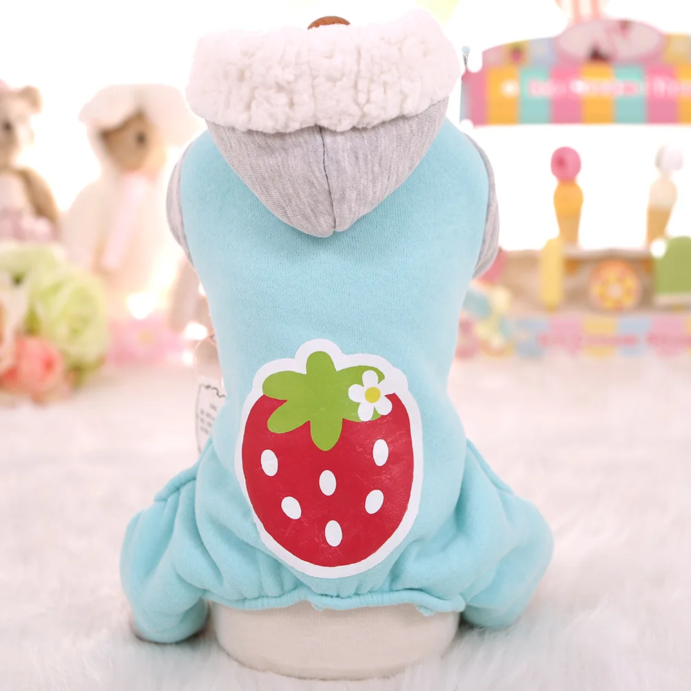 Новая одежда для собак зимний комбинезон теплая домашних животных кошек парки с