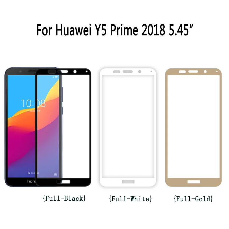 2.5D полное покрытие для Huawei Honor 7A 5 45 &quotЗакаленное стекло пленка DUA L22 Русская