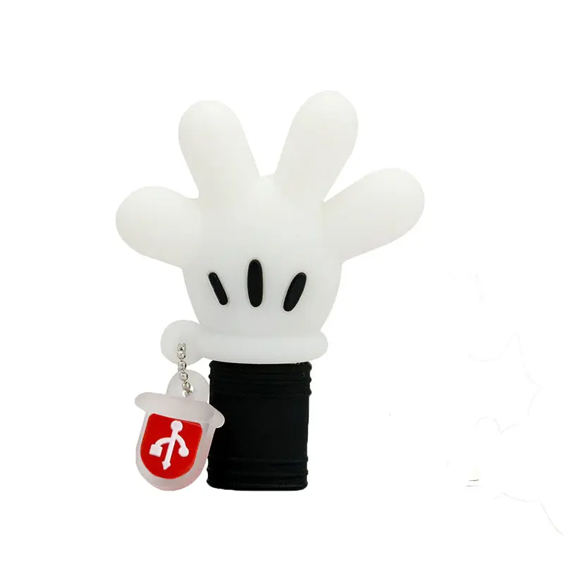 Флешка милая Минни Маус бант USB флеш-накопитель 8 ГБ 128 ГБ алмазное колье с Микки USB флешка Внешняя память накопитель