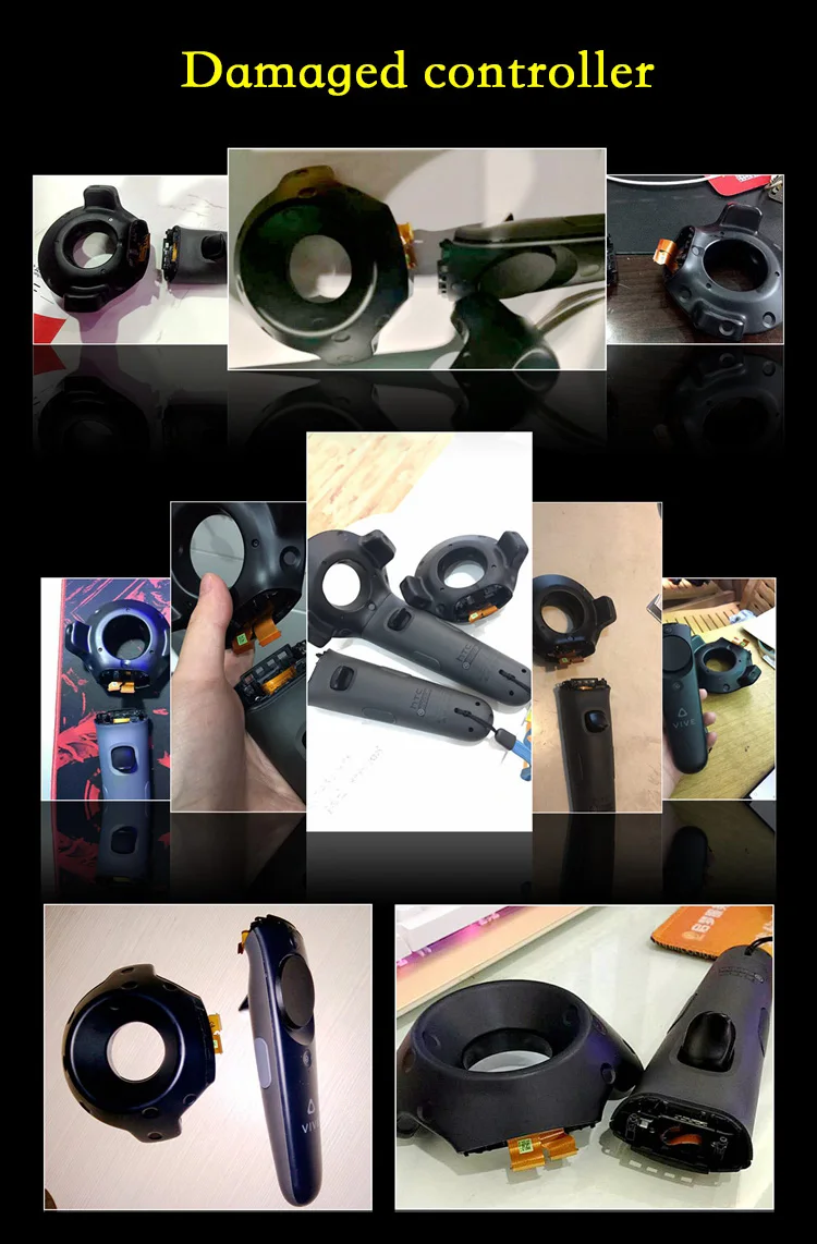 Силиконовый чехол для htc VIVE PRO VR гарнитура виртуальной реальности силиконовый резиновый VR очки шлем контроллер ручка чехол в виде ракушки
