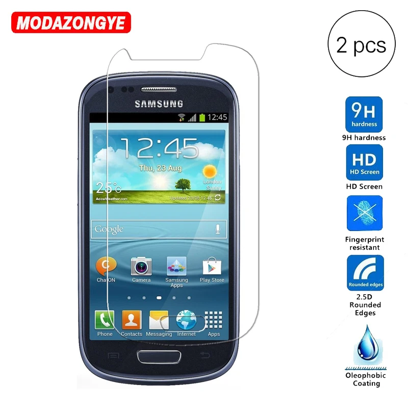 2 шт. Защитное стекло для Samsung S3 Mini закаленное Galaxy I8190 S3mini S III | Мобильные телефоны и