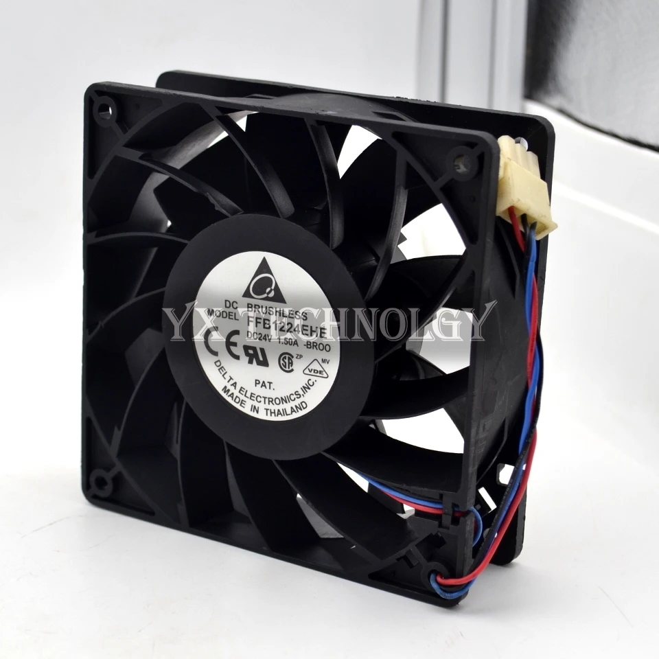 Новинка 12038 12 см 120 мм 24 в А PWM охлаждающий вентилятор контроль скорости FFB1224EHE с