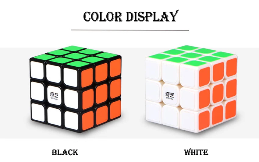 Qiyi магический куб, классические игрушки, 3x3x3 Стикеры блок Скорость куб, разноцветная, обучающая образовательная головоломка, Cubo Magico, Обучающие игрушки куб